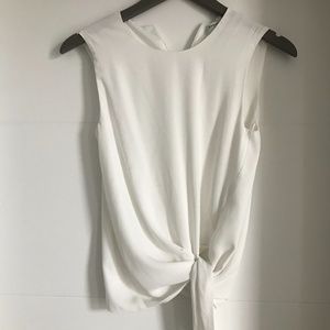 Like new Artizia Babaton side tie sleeveless blouse xxs